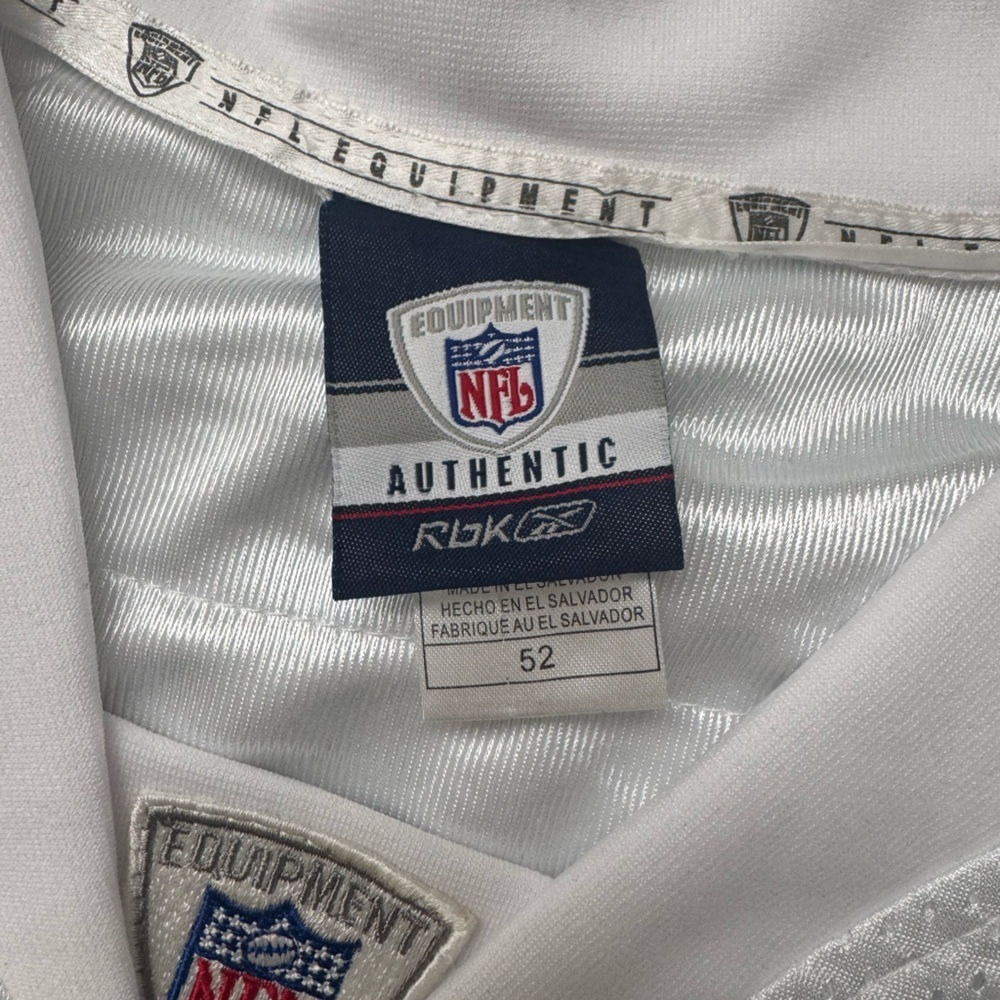Reebok Authentic Dallas Cowboys Tony Romo White Jersey XL Vintage - Picture 4 of 4